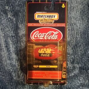 Coca Cola Red Matchbox Collectible Blimp
